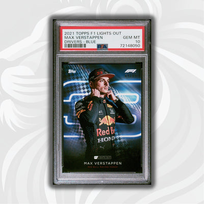 PSA 10 - 04/99 Max Verstappen - Drivers -  Blue Parallel