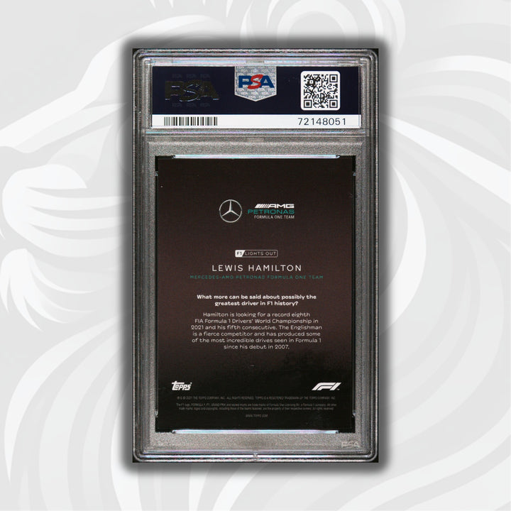 PSA 10 - 02/25 Lewis Hamilton - Drivers - Purple Parallel