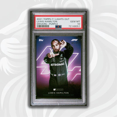 PSA 10 - 02/25 Lewis Hamilton - Drivers - Purple Parallel