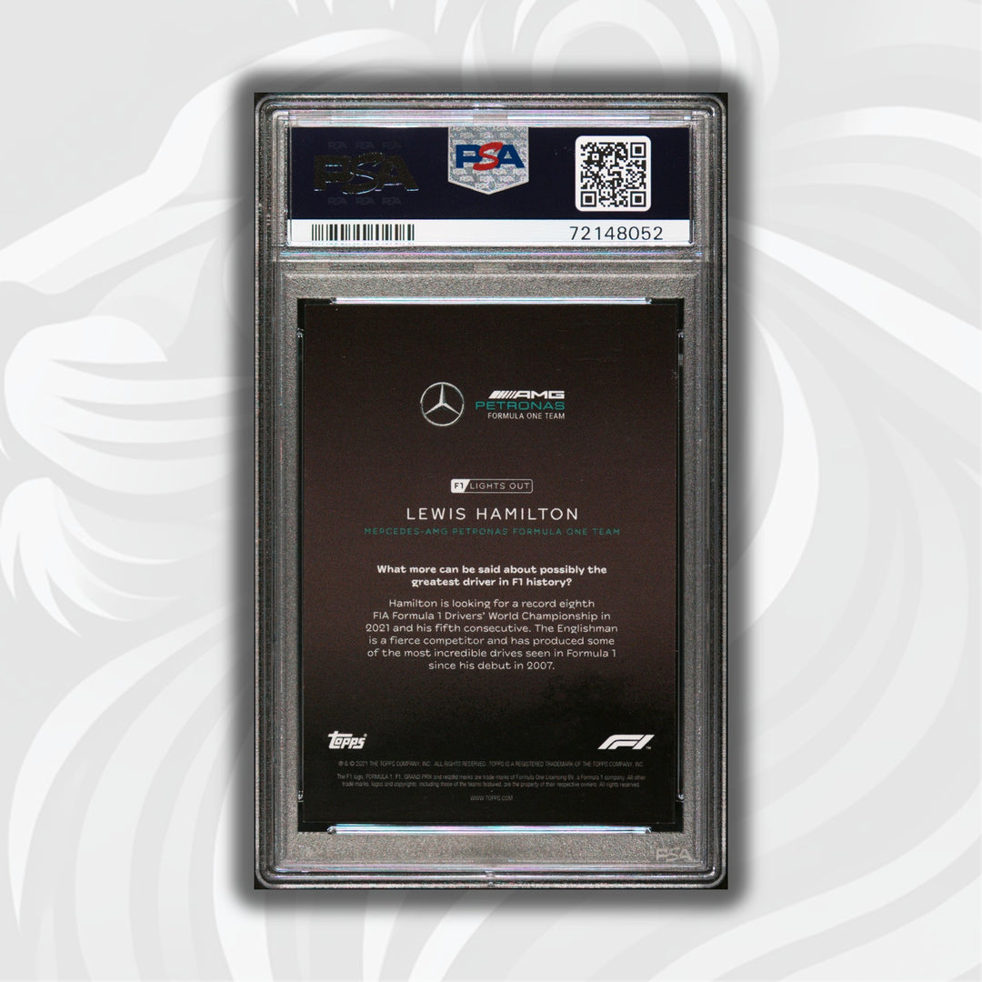 PSA 9 - 63/99 Lewis Hamilton - Drivers - Blue Parallel