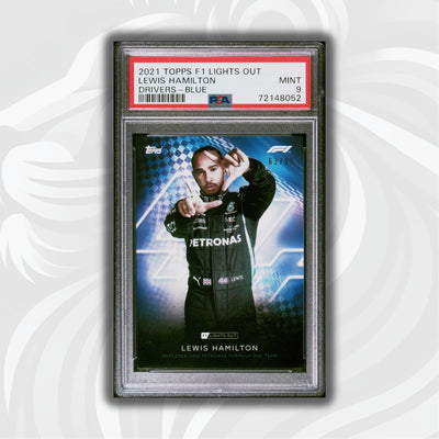 PSA 9 - 63/99 Lewis Hamilton - Drivers - Blue Parallel
