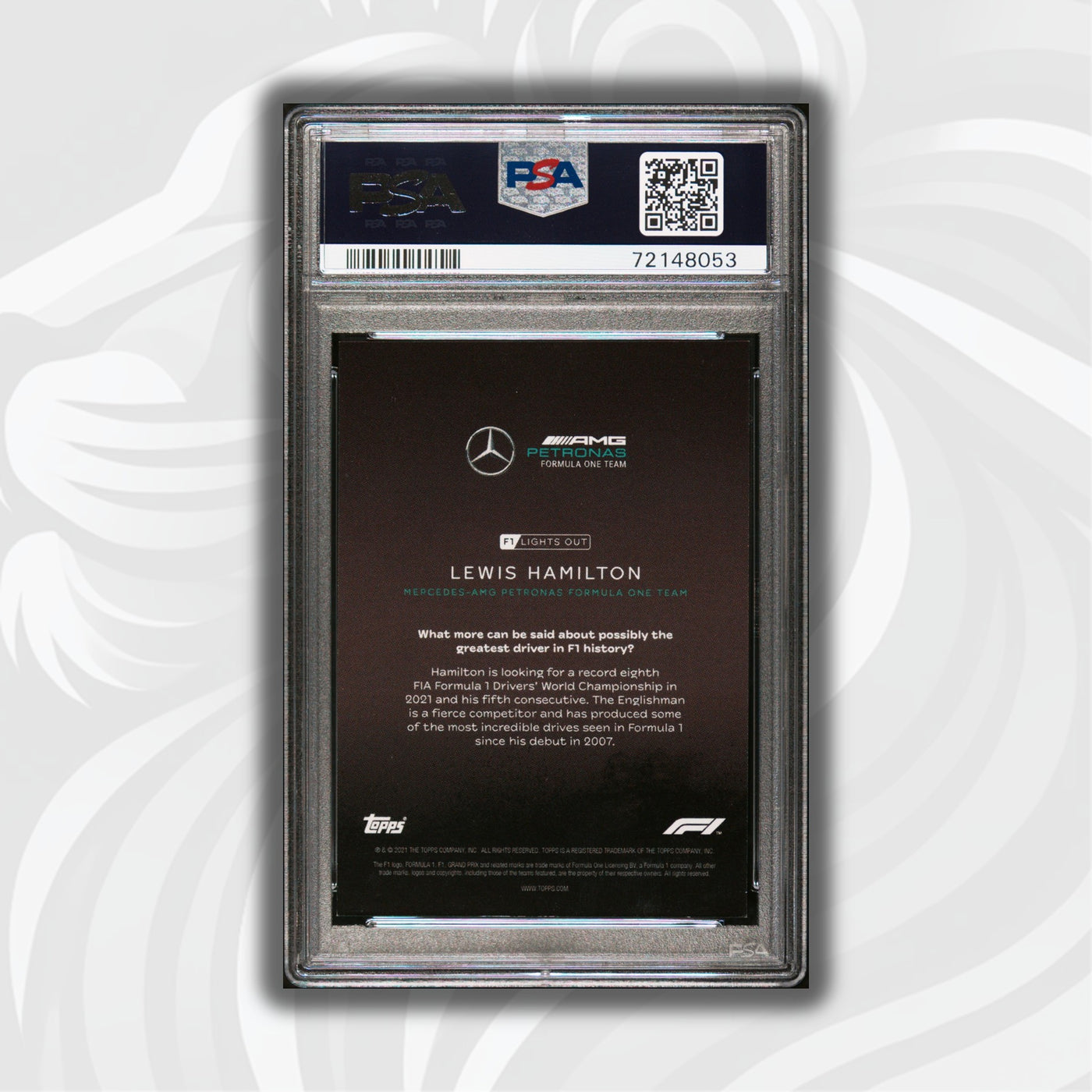 PSA 8 - 74/75 Lewis Hamilton - Drivers - Green Parallel