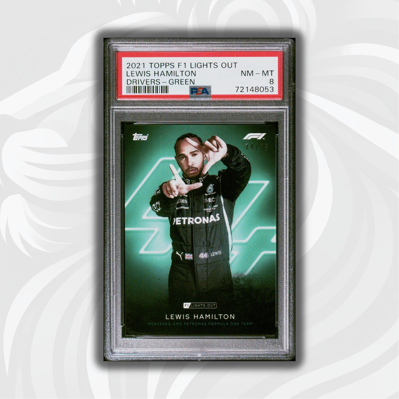 PSA 8 - 74/75 Lewis Hamilton - Drivers - Green Parallel