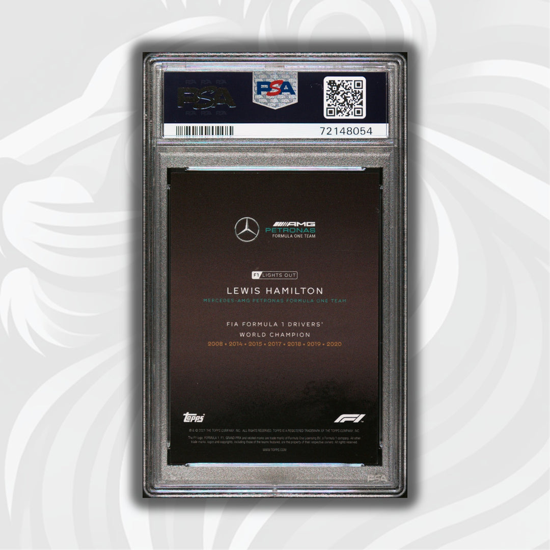 PSA 9 - 06/50 Lewis Hamilton - Drivers World Champion