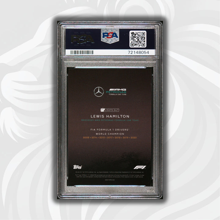 PSA 9 - 06/50 Lewis Hamilton - Drivers World Champion