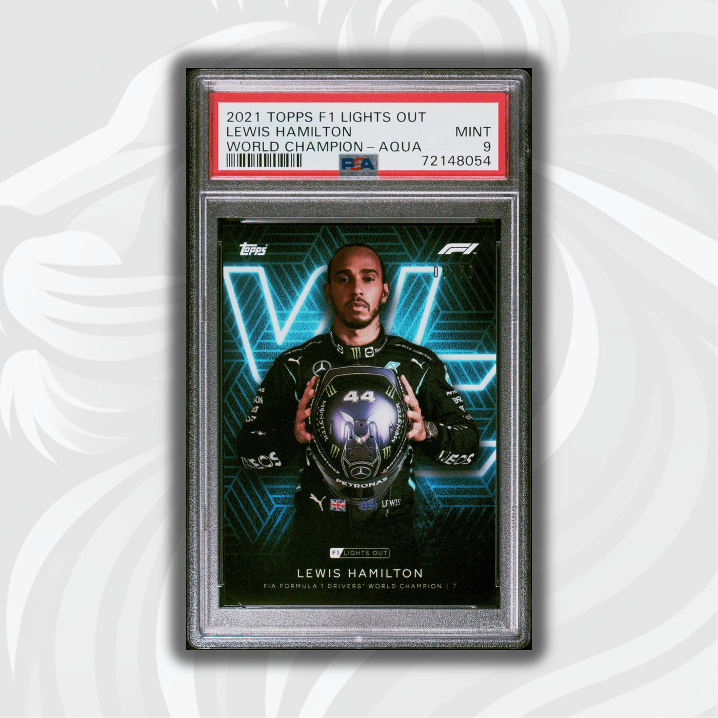 PSA 9 - 06/50 Lewis Hamilton - Drivers World Champion