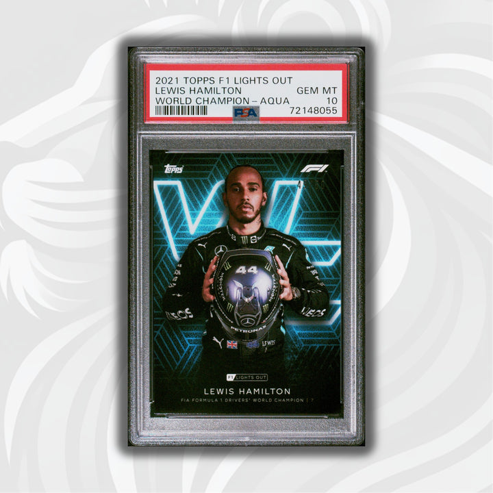 PSA 10 - 49/50 Lewis Hamilton - Drivers World Champion