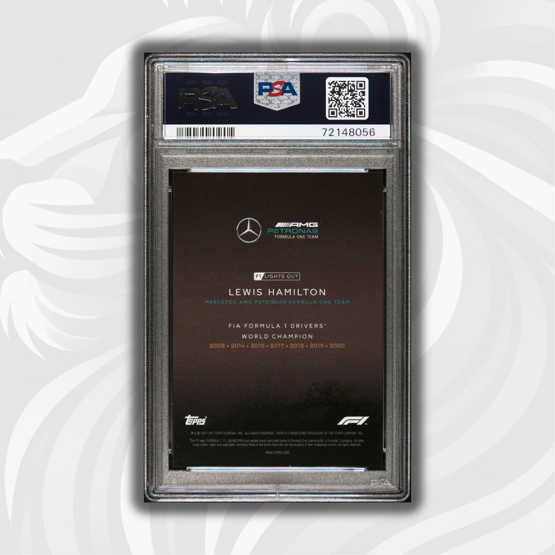 PSA 10 - 71/75 Lewis Hamilton - Drivers World Champion