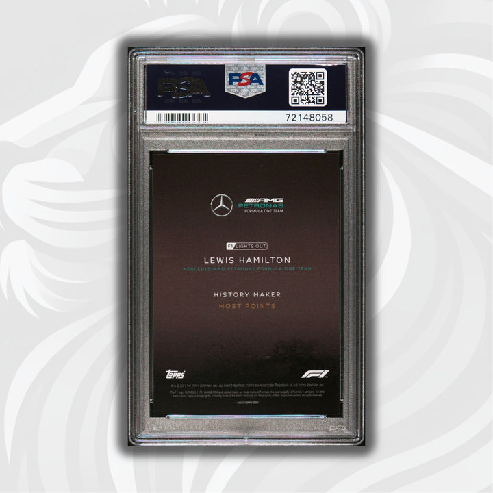 PSA 10 - 20/25 Lewis Hamilton - History Maker