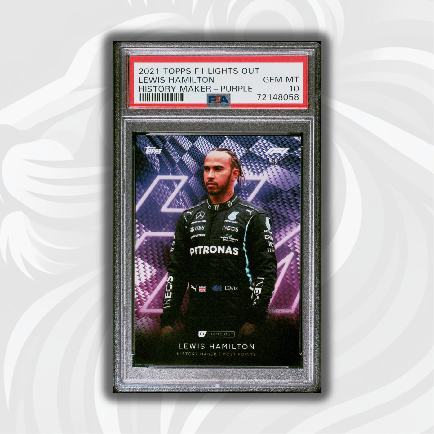 PSA 10 - 20/25 Lewis Hamilton - History Maker