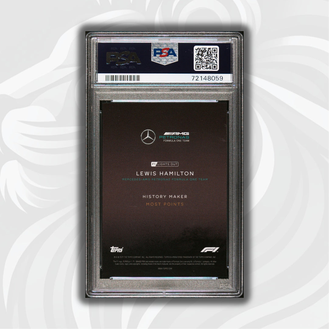 PSA 9 - 30/50 Lewis Hamilton - History Maker