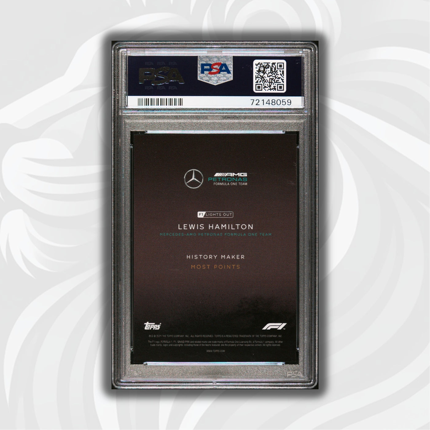 PSA 9 - 30/50 Lewis Hamilton - History Maker
