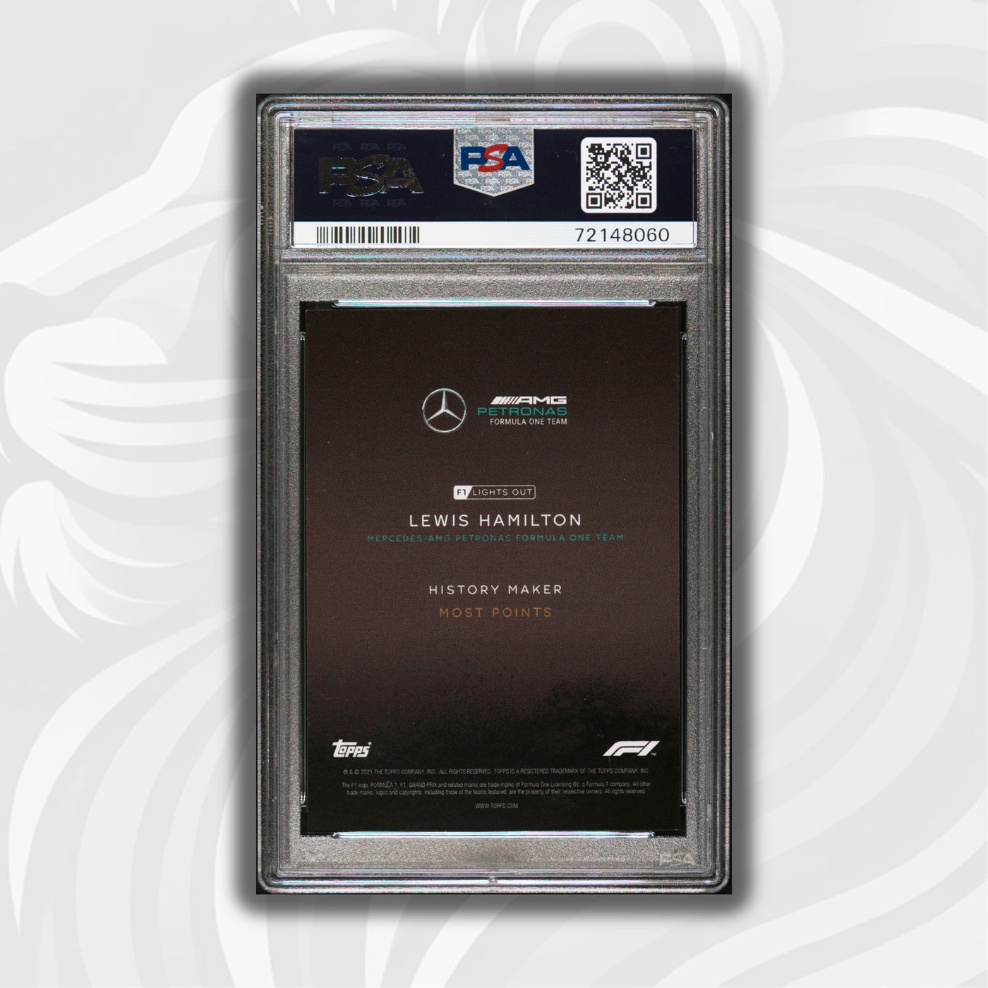 PSA 9 - 08/50 Lewis Hamilton - History Maker
