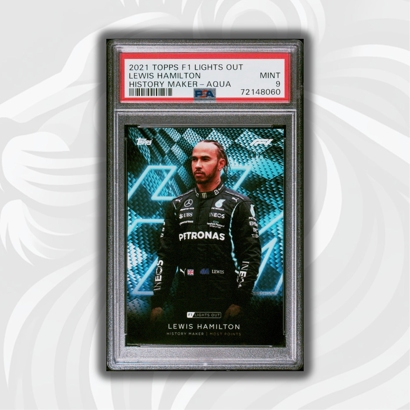 PSA 9 - 08/50 Lewis Hamilton - History Maker
