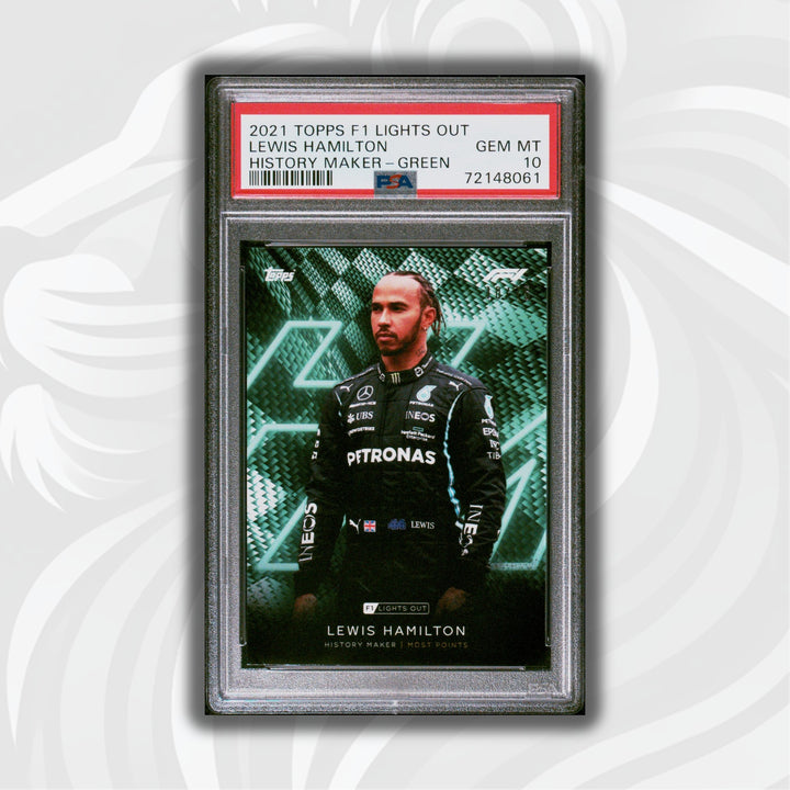 PSA 10 - 10/75 Lewis Hamilton - History Maker