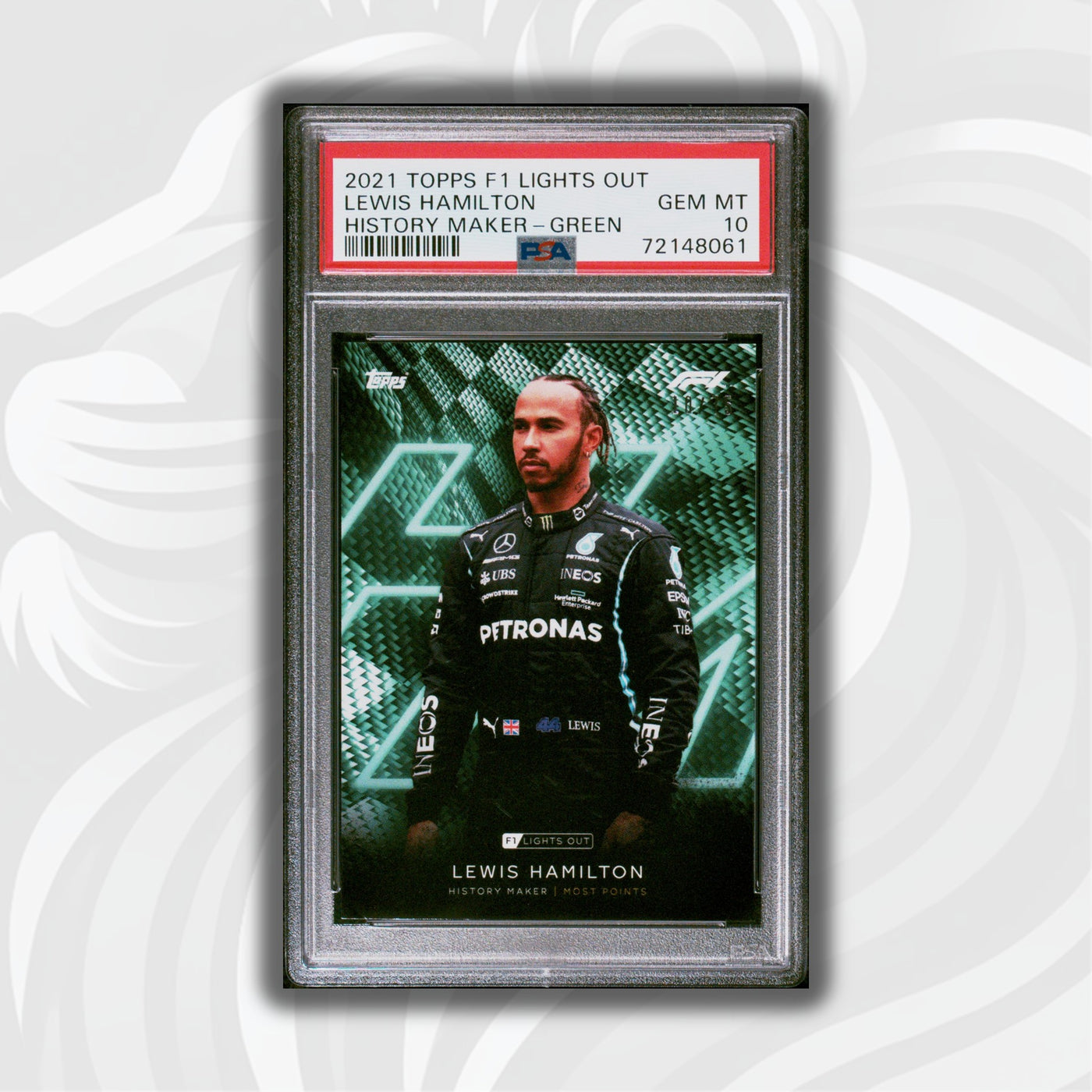 PSA 10 - 10/75 Lewis Hamilton - History Maker