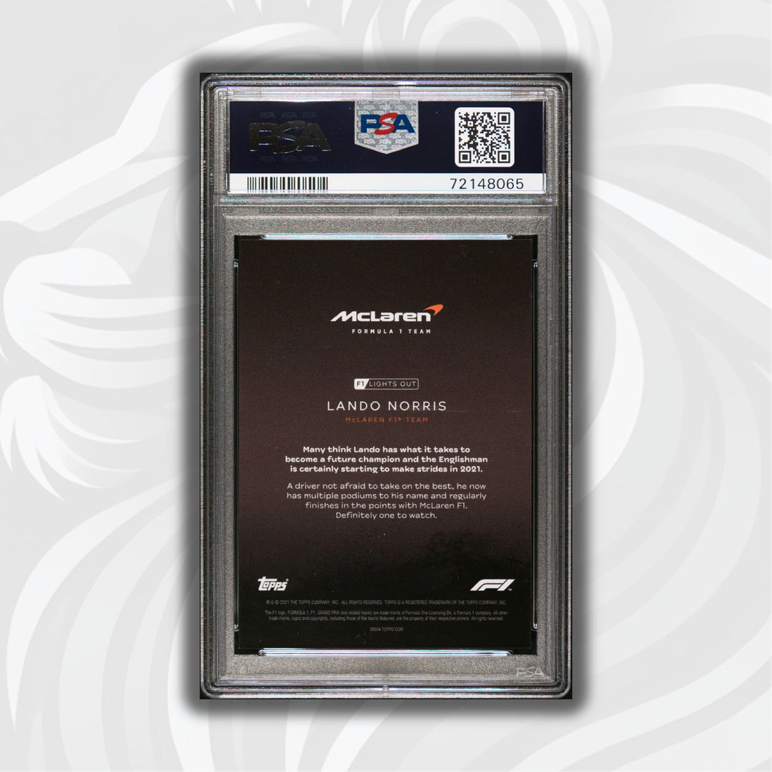 PSA 10 - 65/99 Lando Norris - Drivers -  Blue Parallel