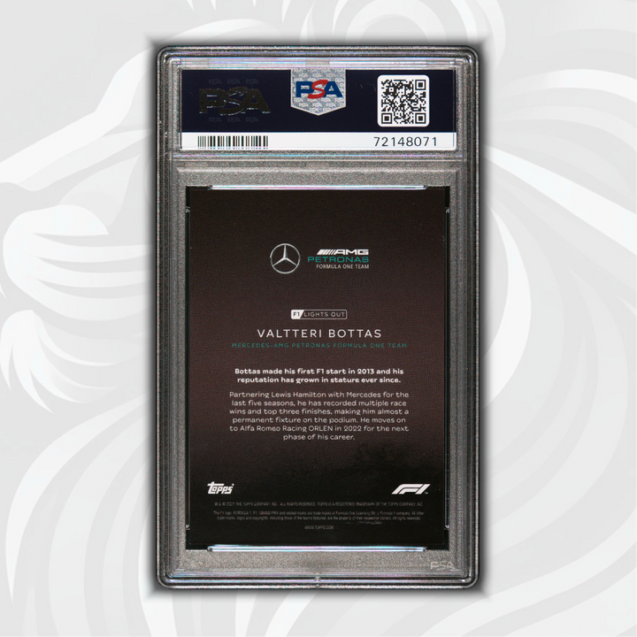 PSA 10 - 05/25 Valtteri Bottas - Drivers - Purple Parallel