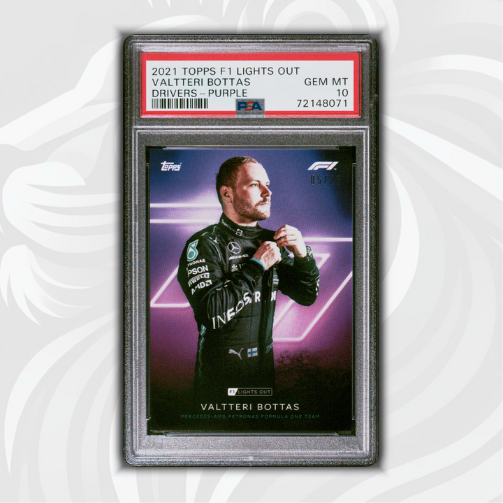 PSA 10 - 05/25 Valtteri Bottas - Drivers - Purple Parallel