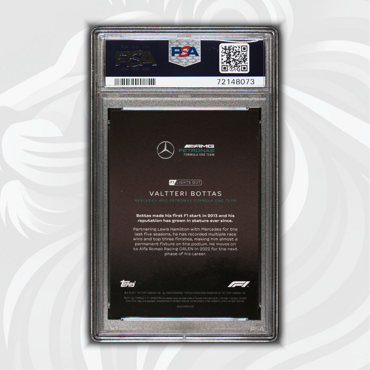 PSA 10 - 07/50 Valtteri Bottas - Drivers -  Aqua Parallel