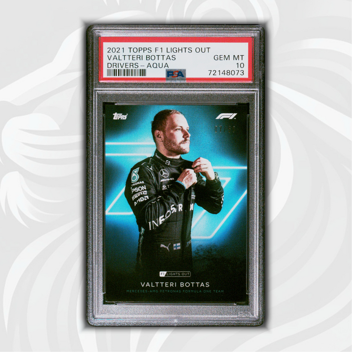 PSA 10 - 07/50 Valtteri Bottas - Drivers -  Aqua Parallel