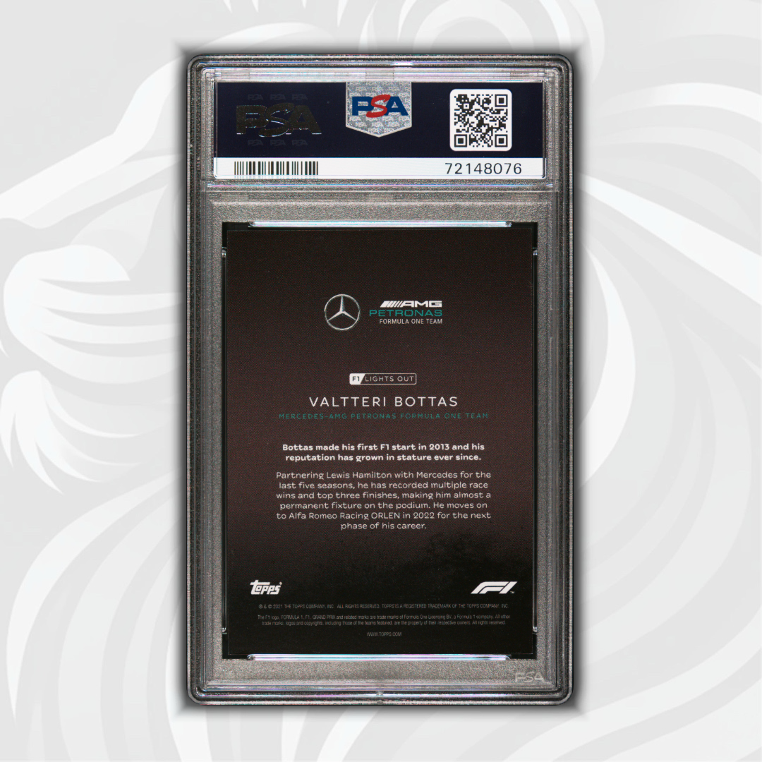 PSA 10 - 09/99 Valtteri Bottas - Drivers -  Blue Parallel