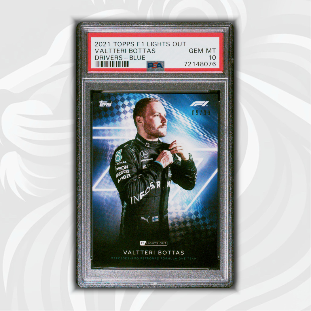 PSA 10 - 09/99 Valtteri Bottas - Drivers -  Blue Parallel