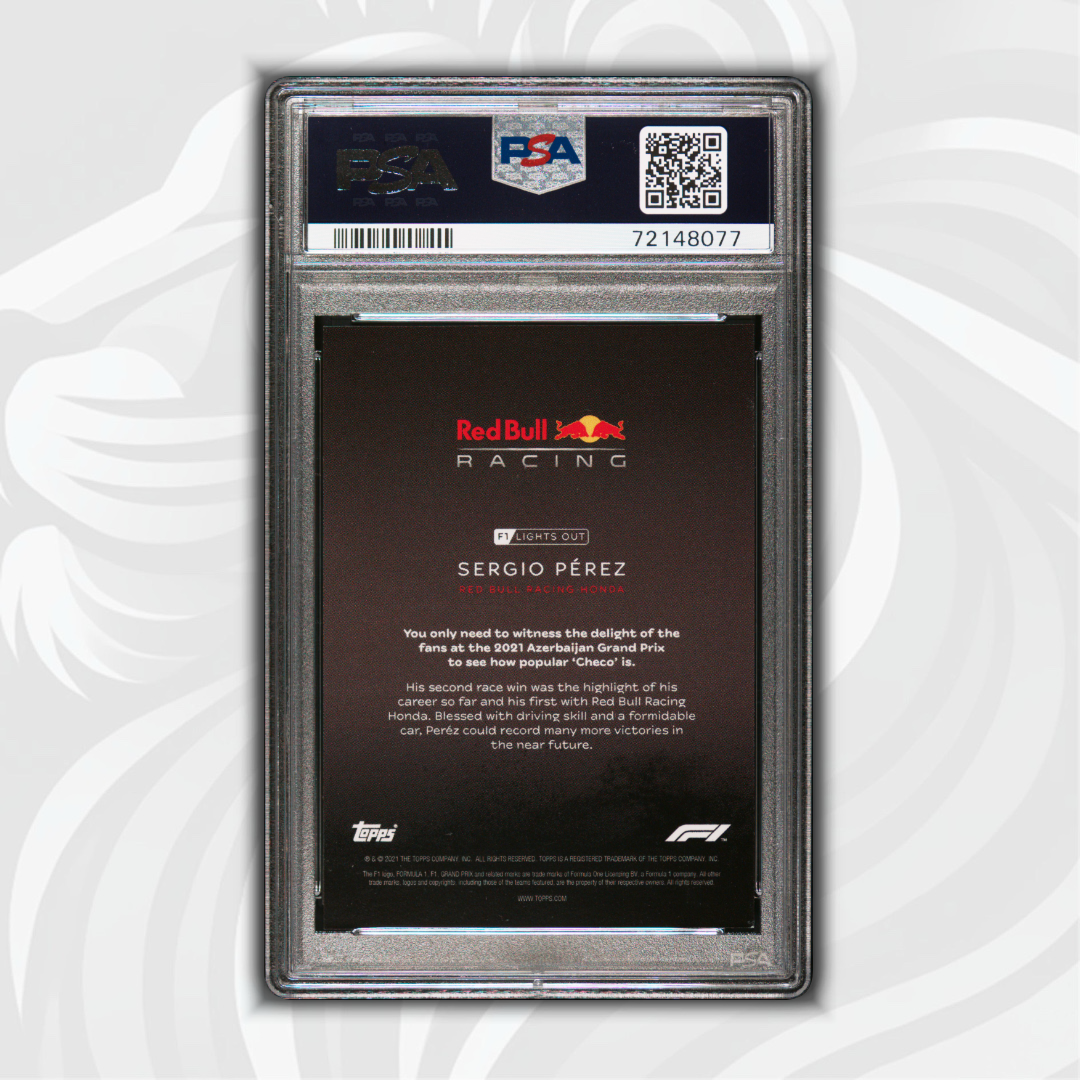 PSA 9 - 25/50 Sergio Perez - Drivers - Aqua Parallel