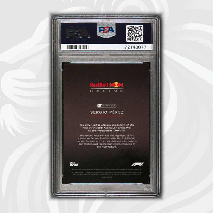 PSA 9 - 25/50 Sergio Perez - Drivers - Aqua Parallel
