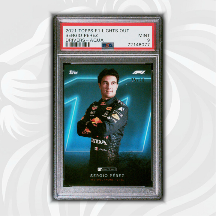 PSA 9 - 25/50 Sergio Perez - Drivers - Aqua Parallel