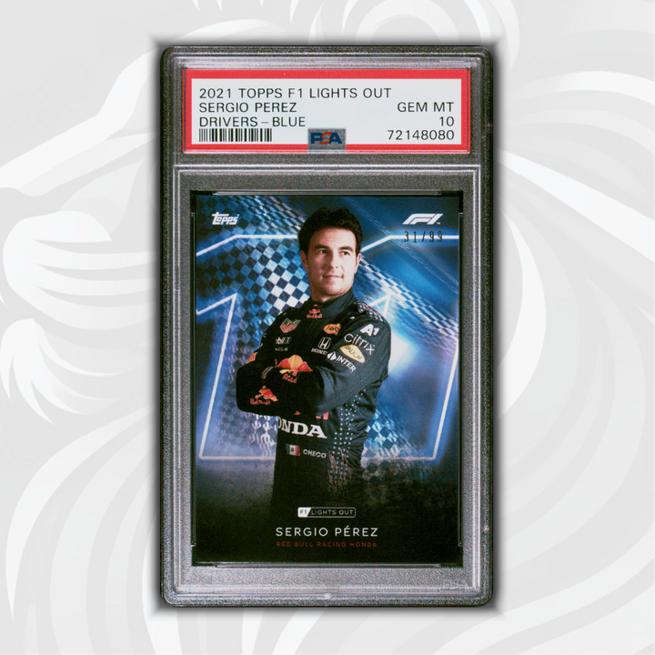 PSA 10 - 31/99 Sergio Perez - Drivers -  blue Parallel