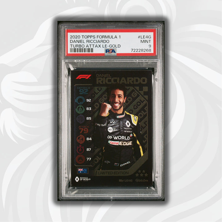 PSA 9 -   DANIEL RICCIARDO  #LE4G - LIMITED EDITION - GOLD