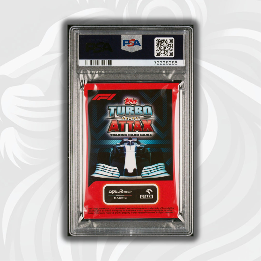 PSA 8 -   KIMI RAIKKONEN  #LE5G - LIMITED EDITION - GOLD