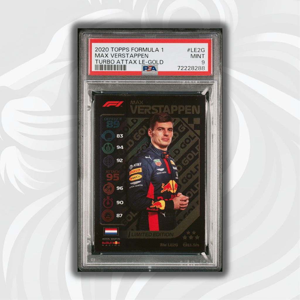 PSA 9 - Max Verstappen #LE2G - Limited Edition - Gold – Authenticsgg