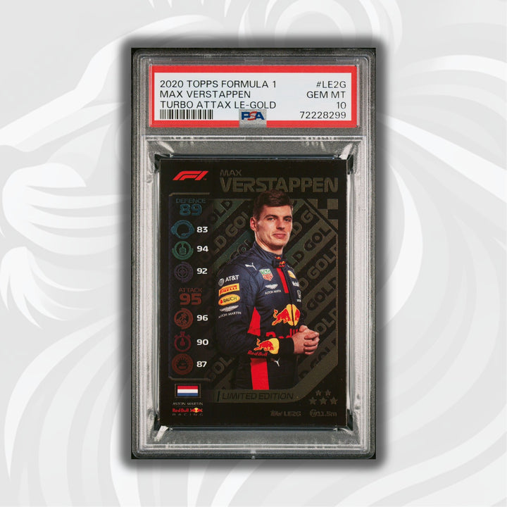 PSA 10 -   MAX VERSTAPPEN  #LE2G - LIMITED EDITION - GOLD