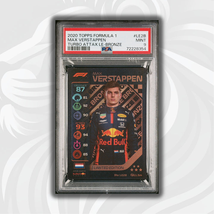 PSA 9 - Max Verstappen #LE2B - Limited Edition - Bronze
