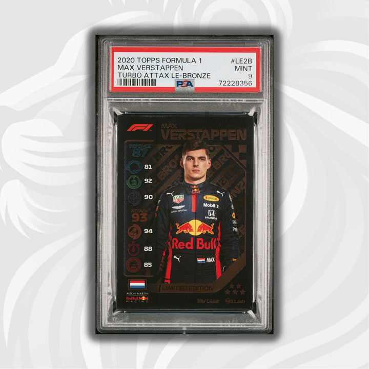 PSA 9 -   MAX VERSTAPPEN  #LE2B - LIMITED EDITION - BRONZE