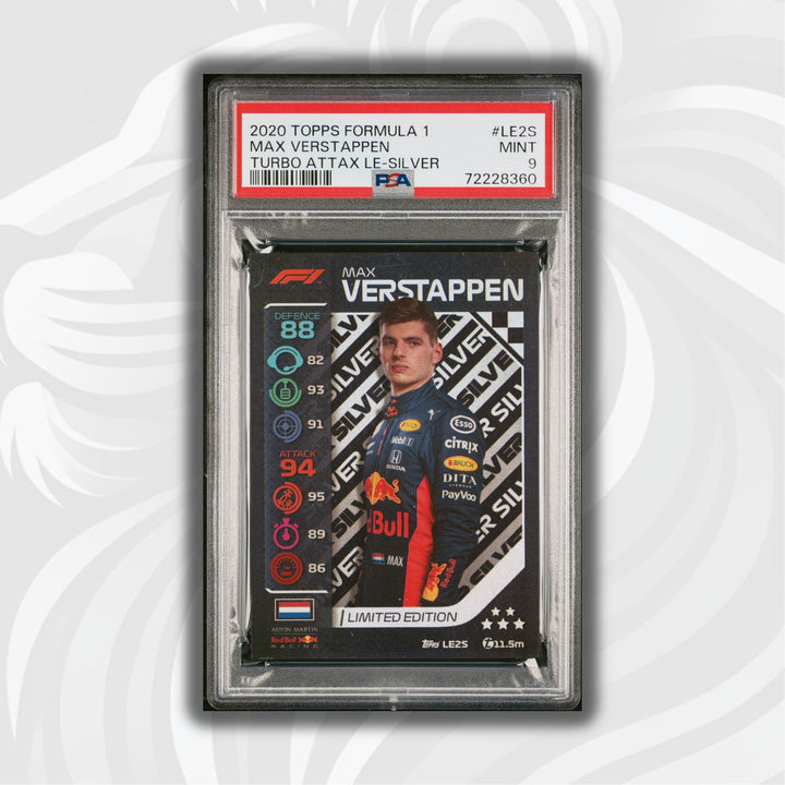 PSA 9 - Max Verstappen #LE2S - Limited Edition - Silver