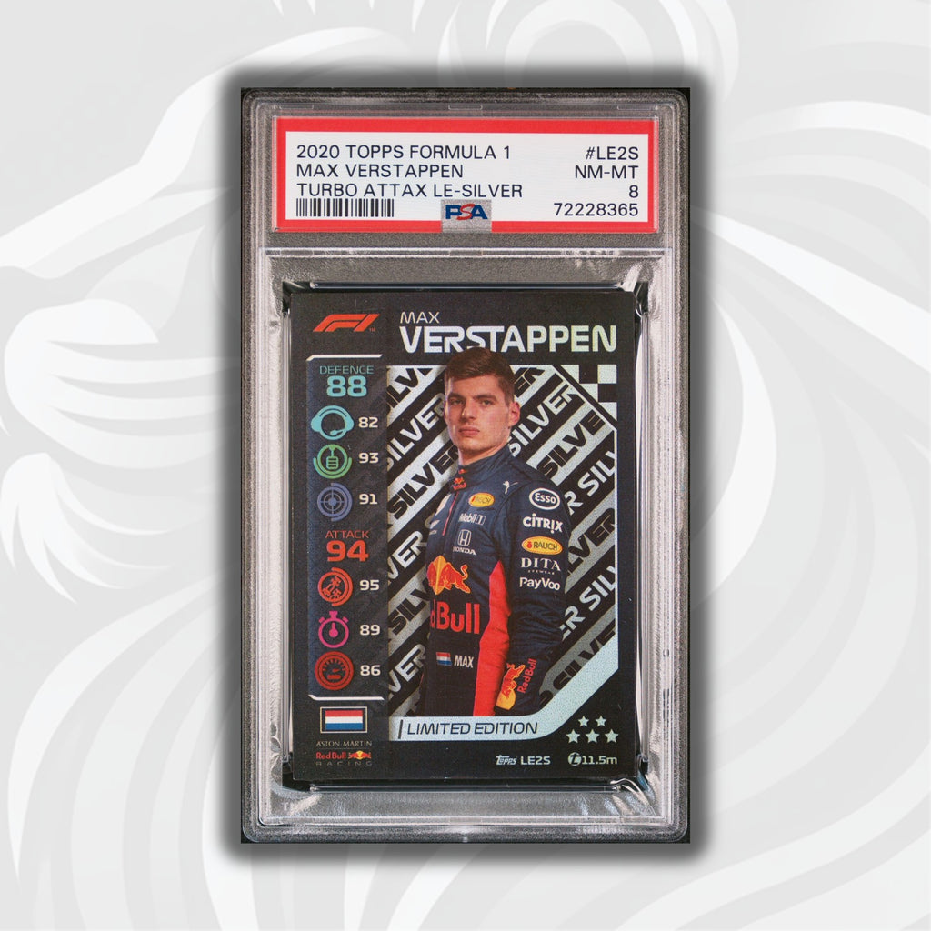 PSA 8 - MAX VERSTAPPEN #LE2S - LIMITED EDITION - SILVER – Authenticsgg