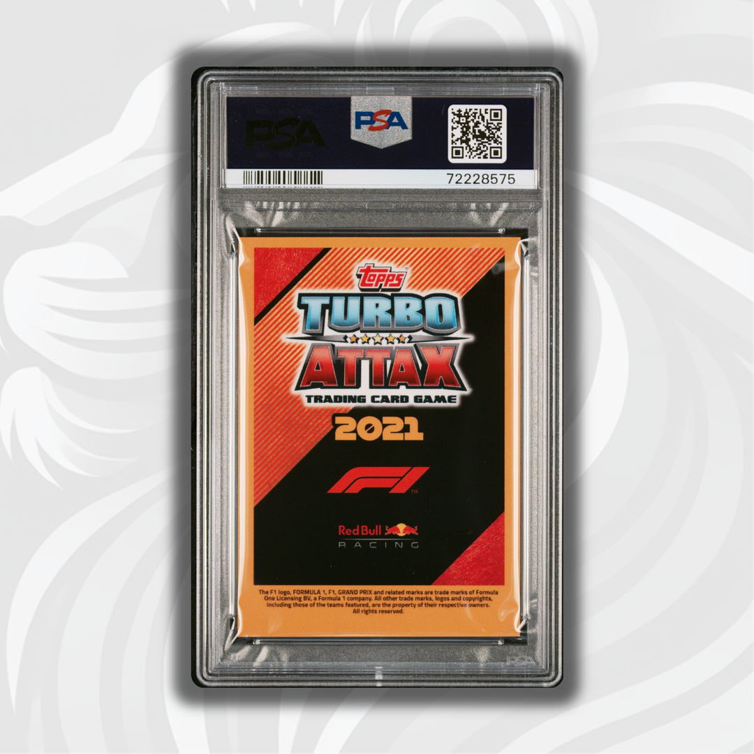 PSA 9 - /250 Max Verstappen - Fire Cards