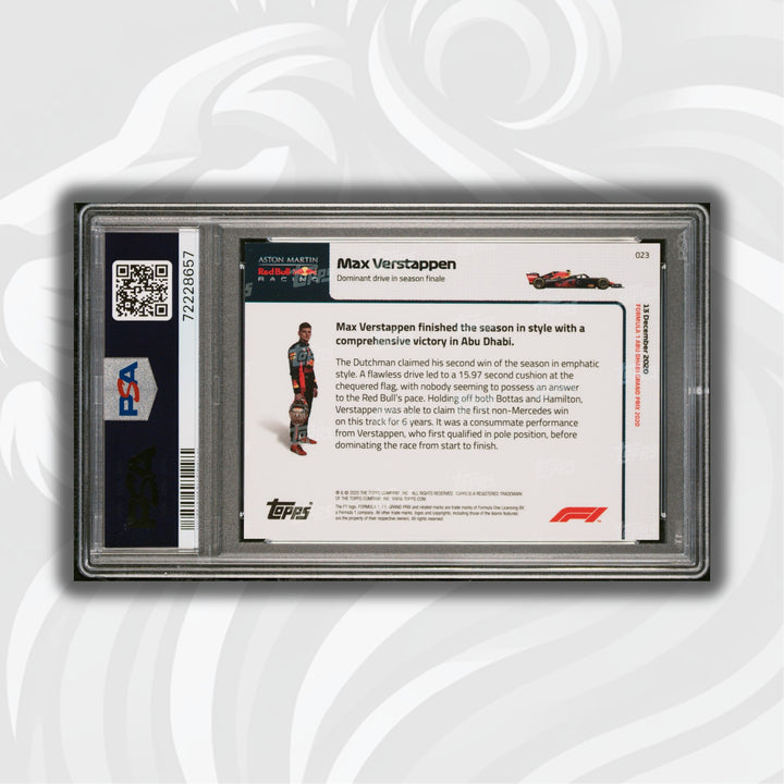 PSA 10 - MAX VERSTAPPEN #23
