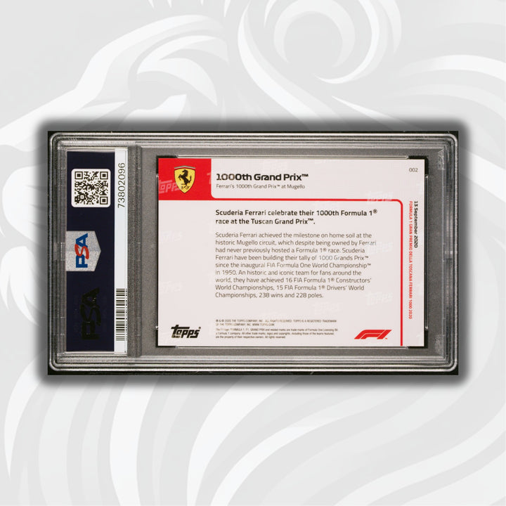 PSA 10 - 1000th Grand Prix Ferrari #2