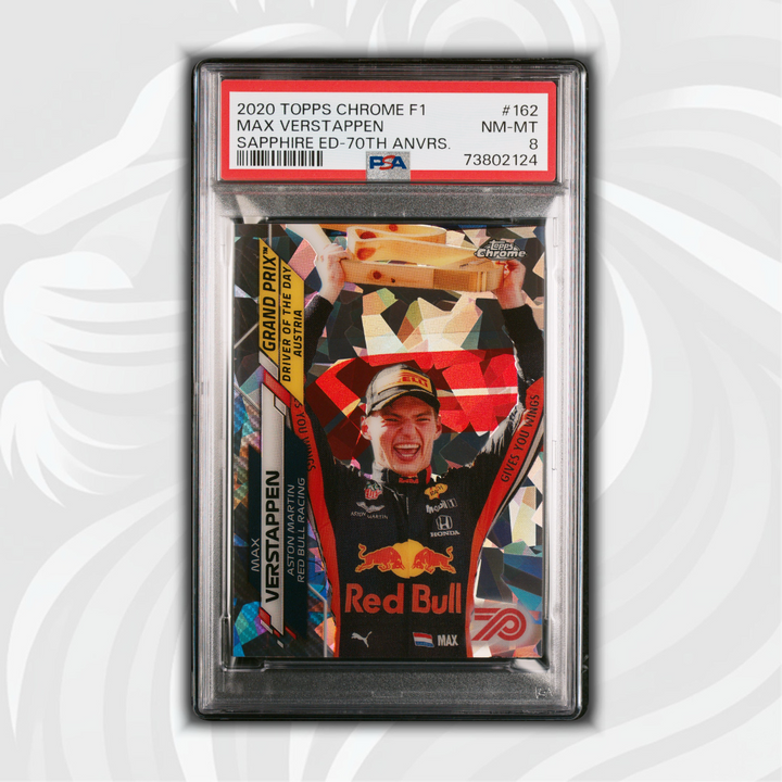 PSA 8 - 19/70 MAX VERSTAPPEN #162 - 70TH ANNIVERSARY - SAPPHIRE EDITION