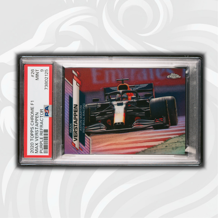 PSA 9 - 347/399 MAX VERSTAPPEN #26 - Purple Refractor