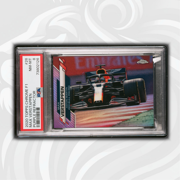 PSA 8 - 11/399 MAX VERSTAPPEN #26 - Purple Refractor