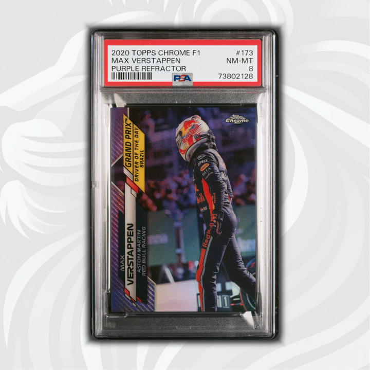 PSA 8 - 138/399 MAX VERSTAPPEN #173 - Purple Refractor