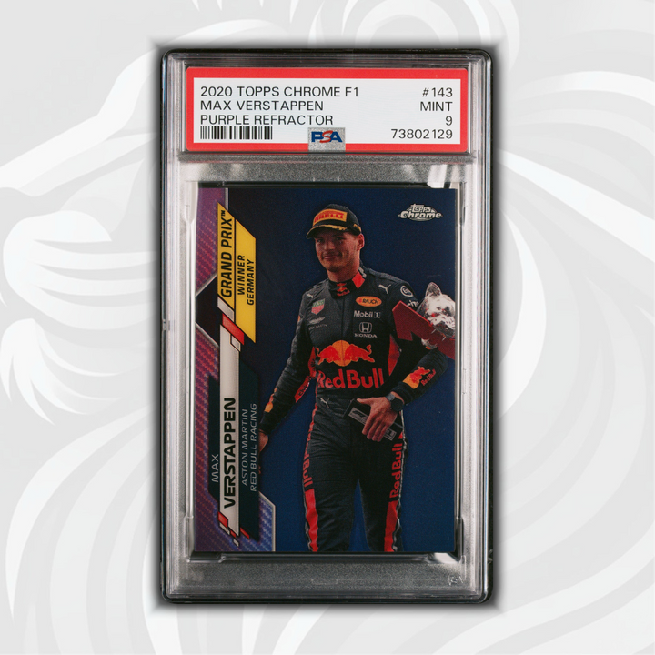 PSA 9 - 043/399 Max Verstappen #143 - Purple Refractor
