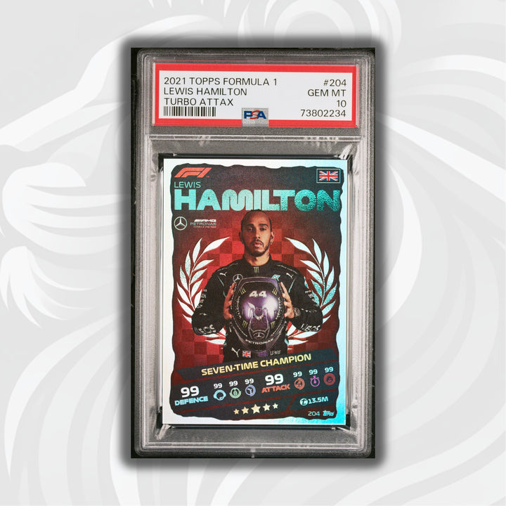 PSA 10 - Lewis Hamilton #204 - POP 10