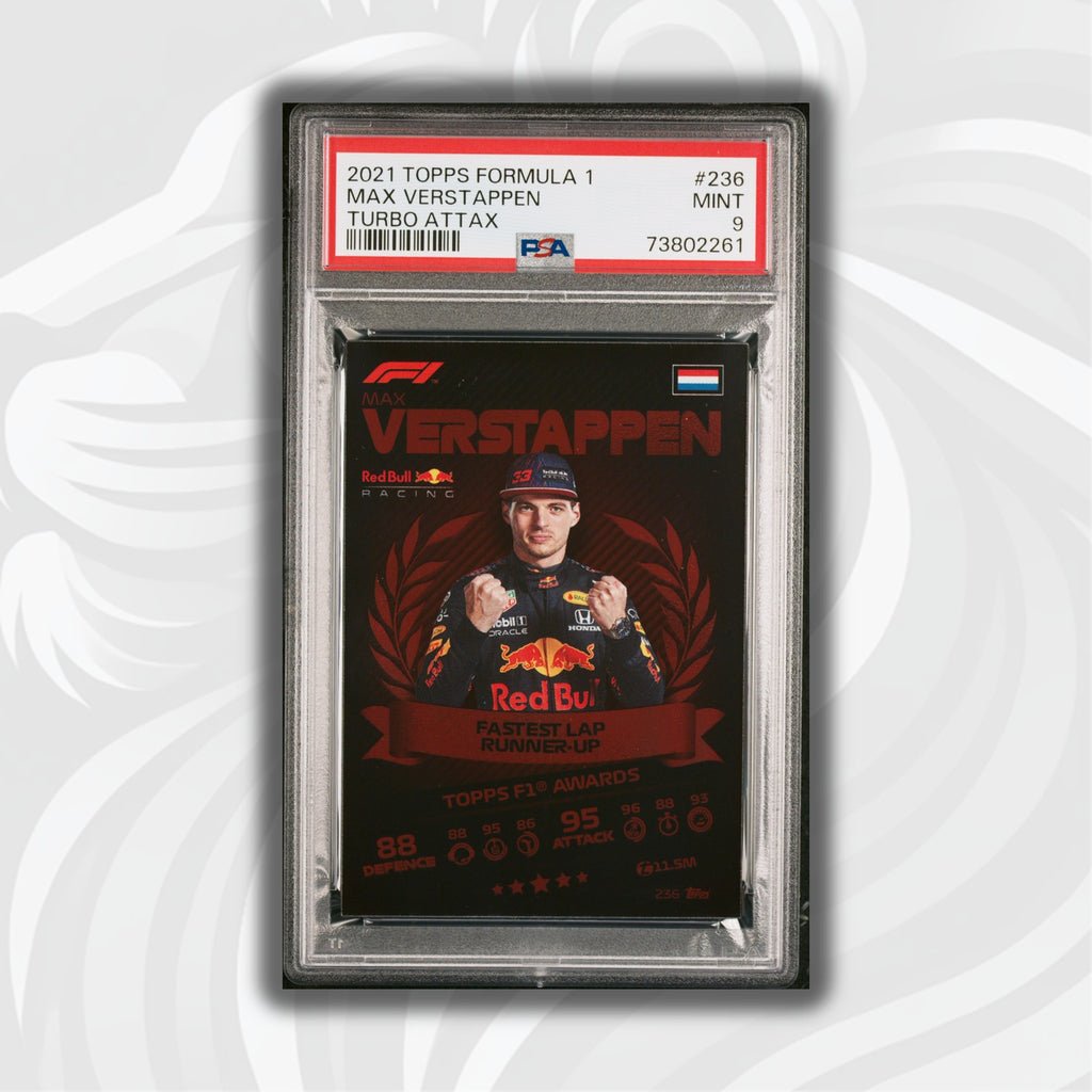 PSA 9 - MAX VERSTAPPEN #236 – Authenticsgg