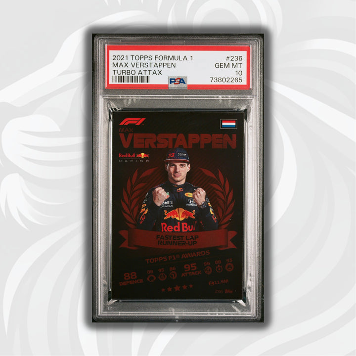 PSA 10 - MAX VERSTAPPEN #236